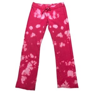 Mossimo Supply Co. DIY Bleach Tie-Dye Love Graphic Jogging Pants Size Medium